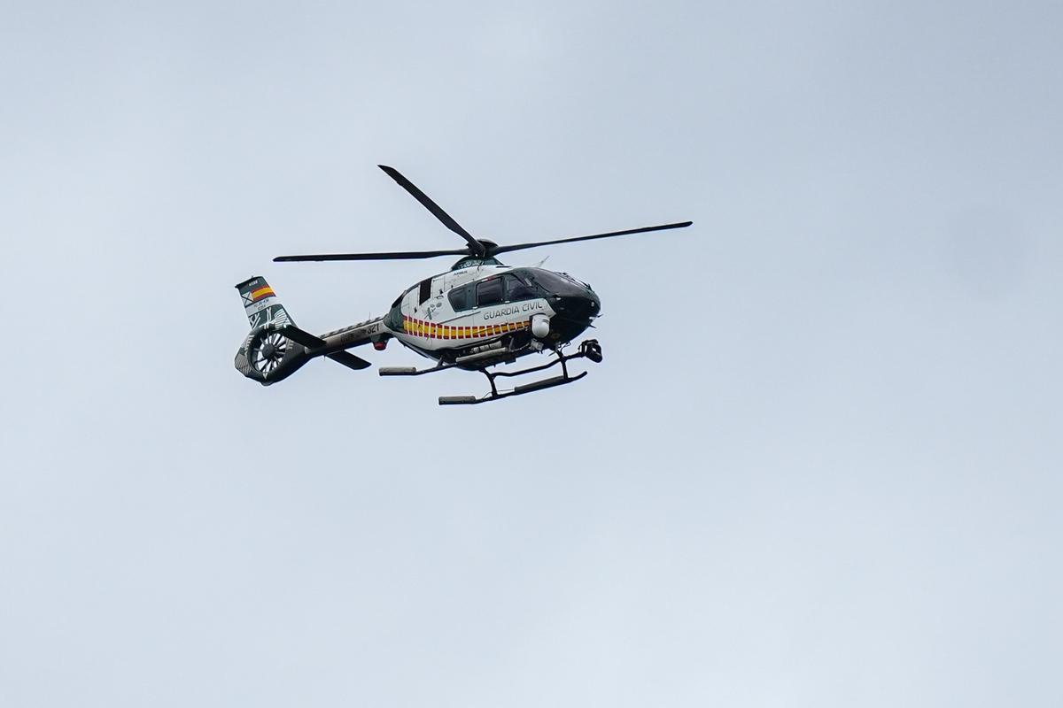 Foto de archivo de un helicóptero de la Guardia Civil