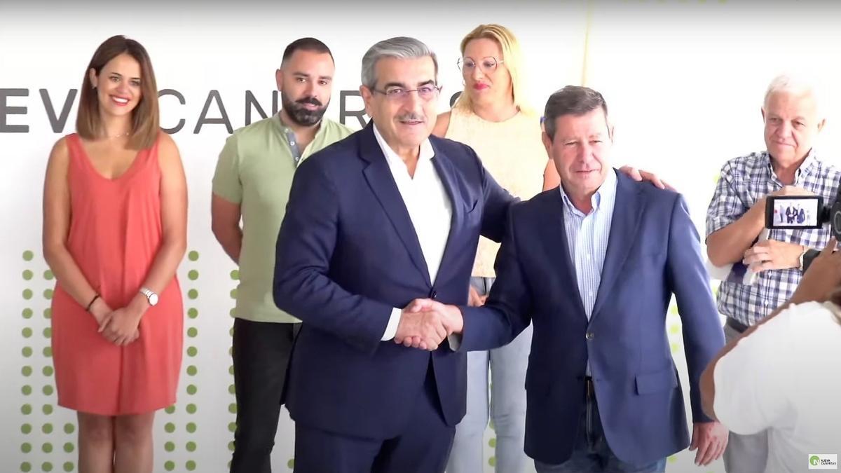 La agrupación de electores de Francisco Perera se integra en Nueva Canarias