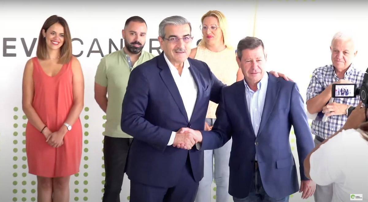 La agrupación de electores de Francisco Perera se integra en Nueva Canarias