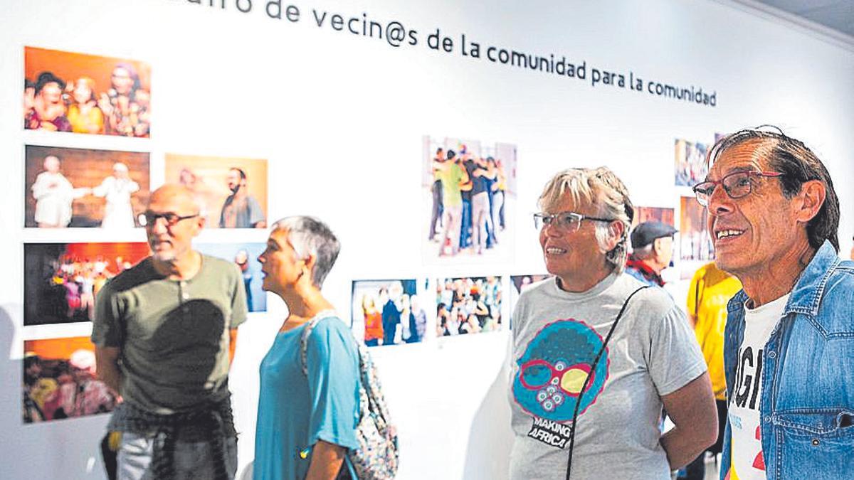 La pasada exposición en el centro Joaquín Roncal inauguró su programación cultural por el décimo aniversario.