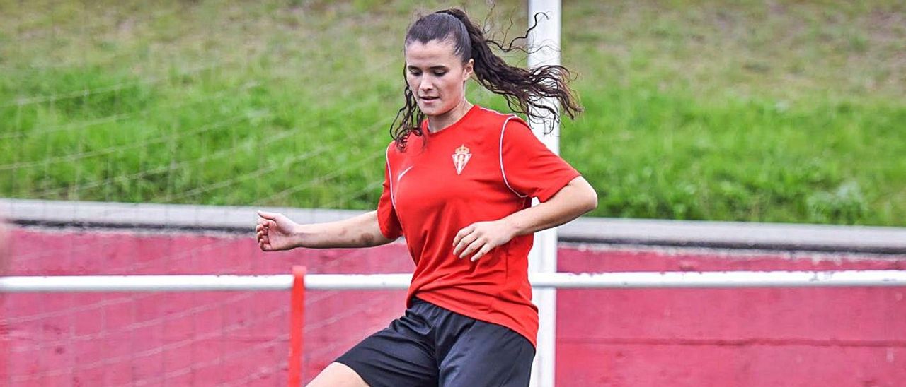 Nati Sobero, durante un entrenamiento. | RSG