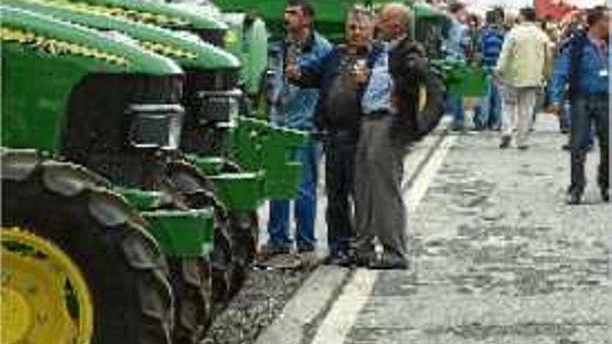 Maquinària agrícola en una edició anterior del certamen lleidatà