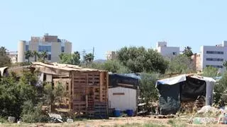 Punto final al asentamiento chabolista más grande de Ibiza: faltan horas para su desmantelamiento