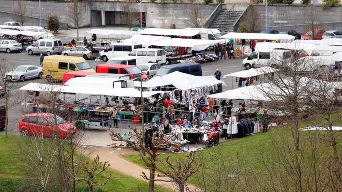 Mercadillo de Salgueiriños, en Santiago