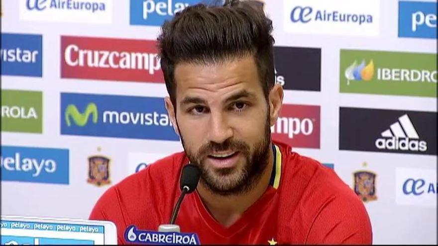 Cesc: "Aunque no seamos claros favoritos, todo el mundo quiere ganar a España"