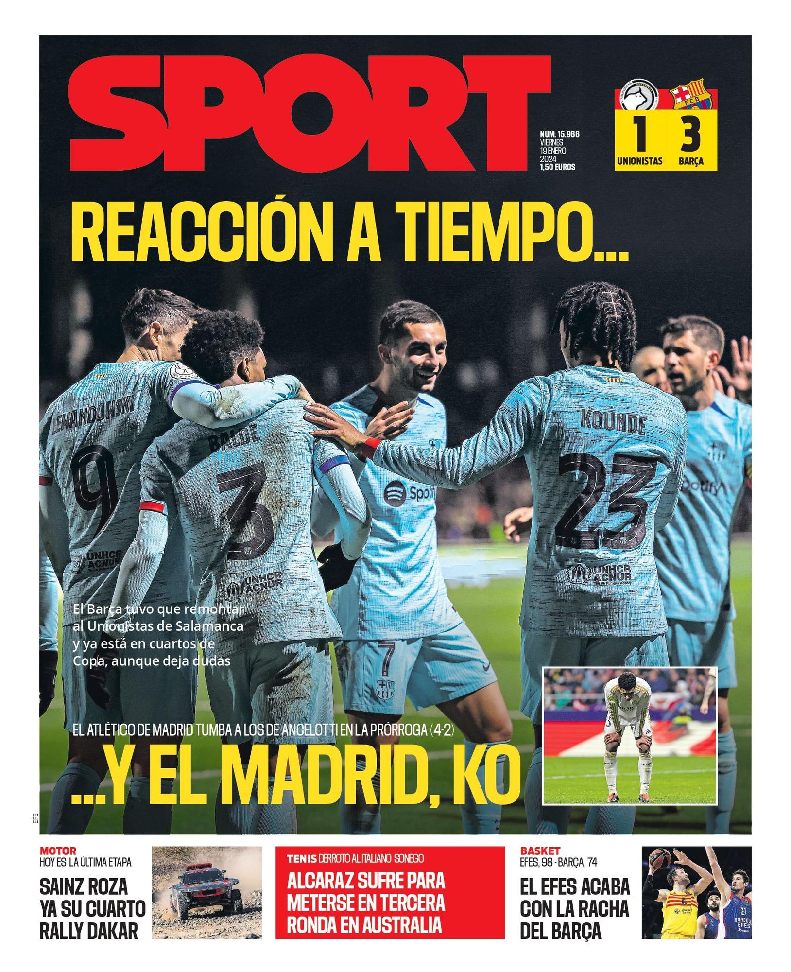 Portada del sport hoy