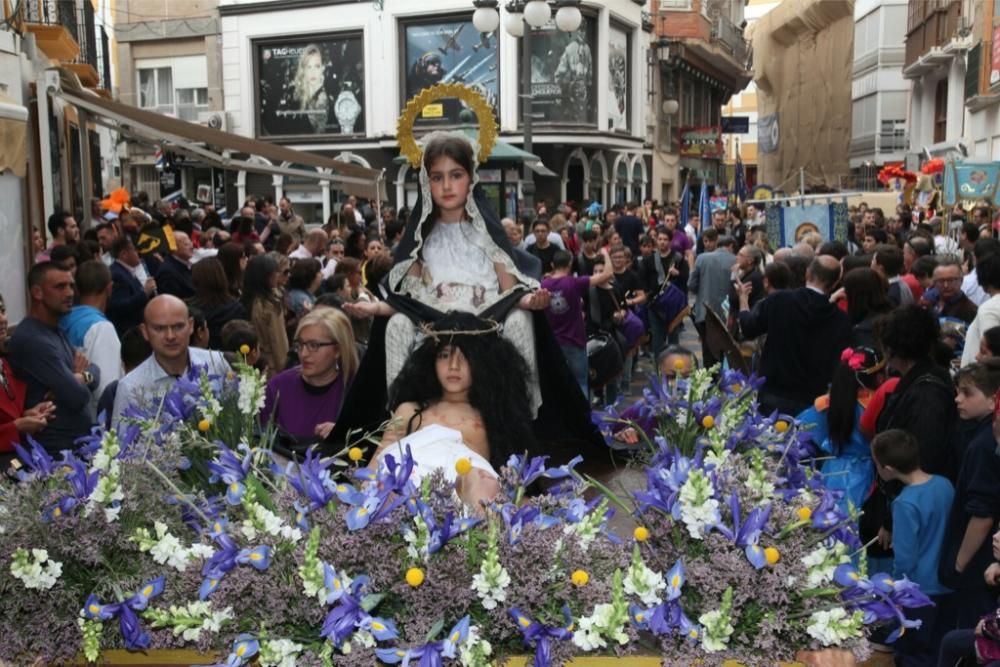 Procesión de papel en Lorca