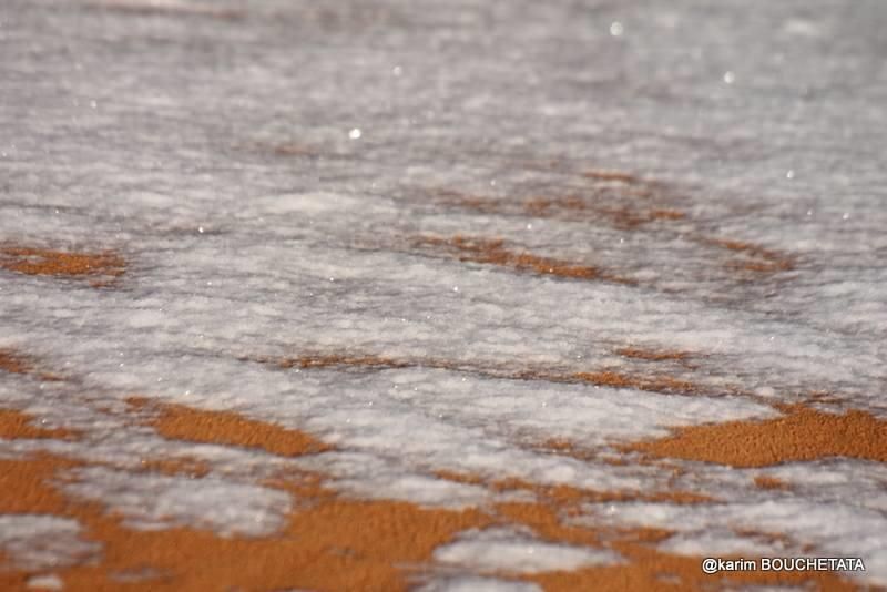 Nieve en el Sáhara