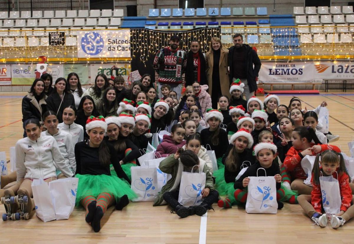 Deporte e convivencia no Nadal de Salceda