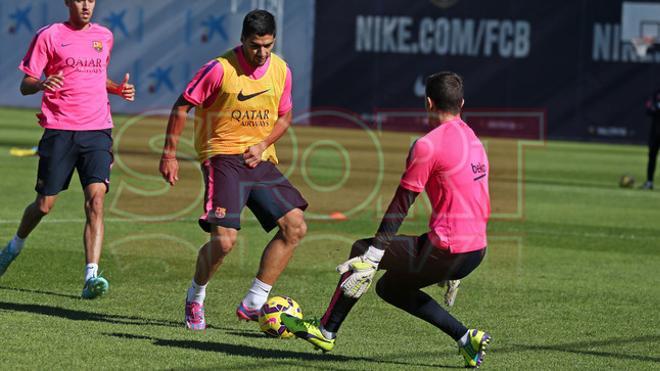 Los jugadores del Barça se lo pasan en grande preparando el Clásico