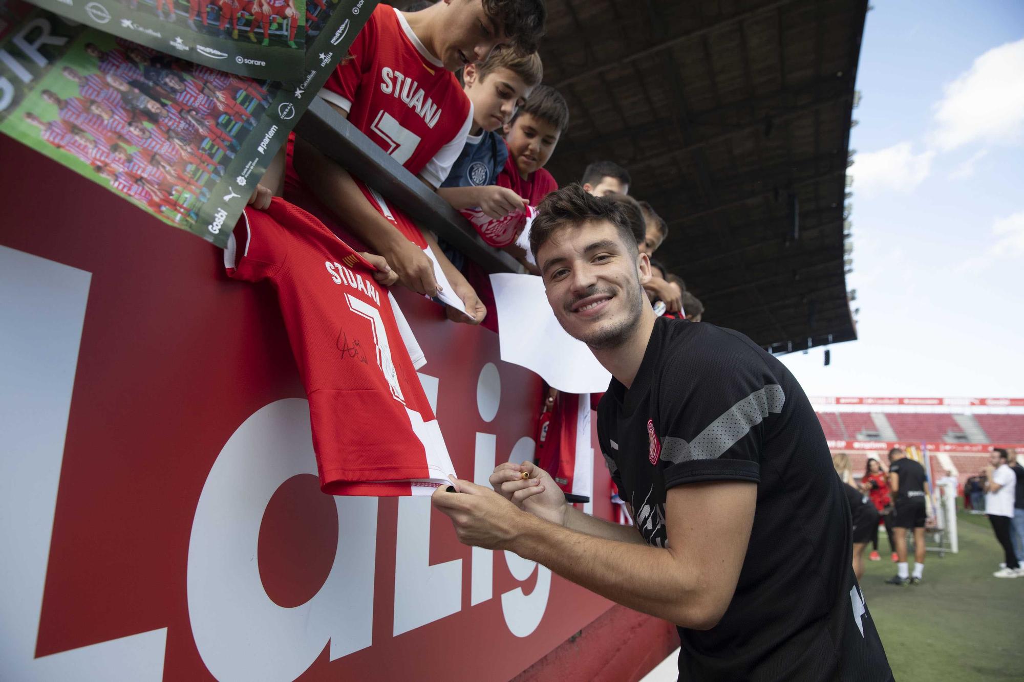 Entrenament obert del Girona FC a Montilivi per les Fires de Girona