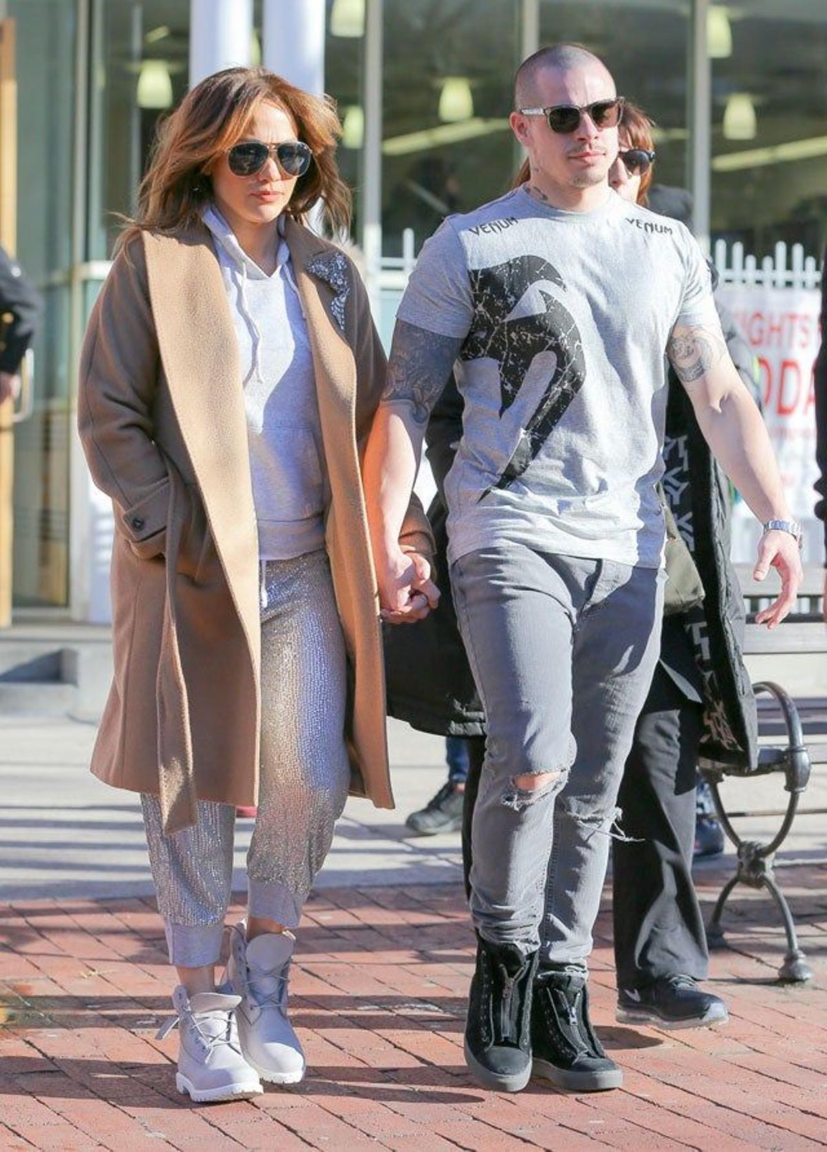 Jennifer Lopez y Casper Smart, inseparables en Nueva York