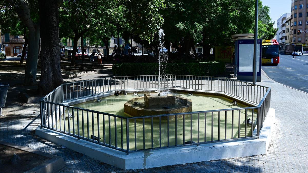 Fuente de la plaza Progrés.