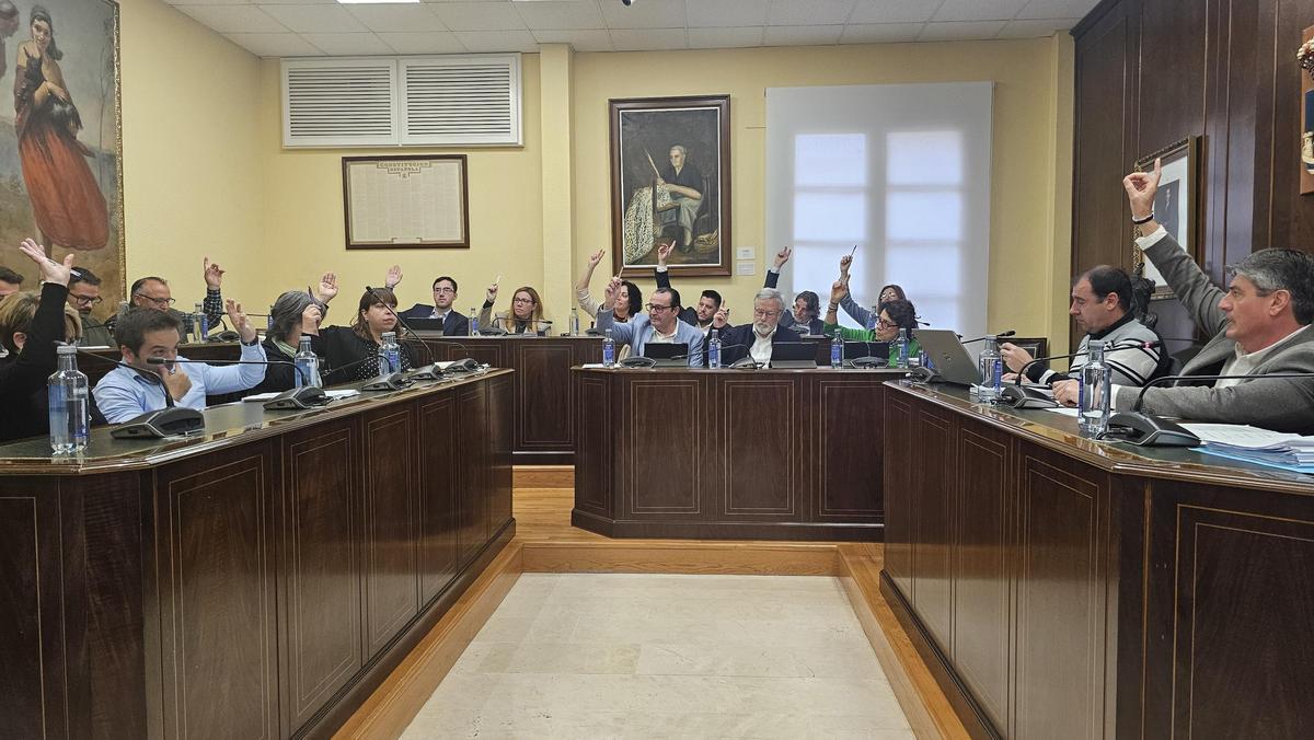 El pleno de La Vila celebrado este jueves.