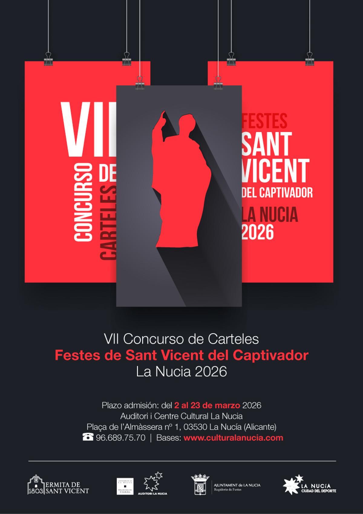 La Nucia cartel concurs St Vicent 2026.