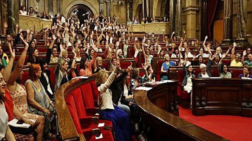 Una sessió al Parlament de Catalunya.