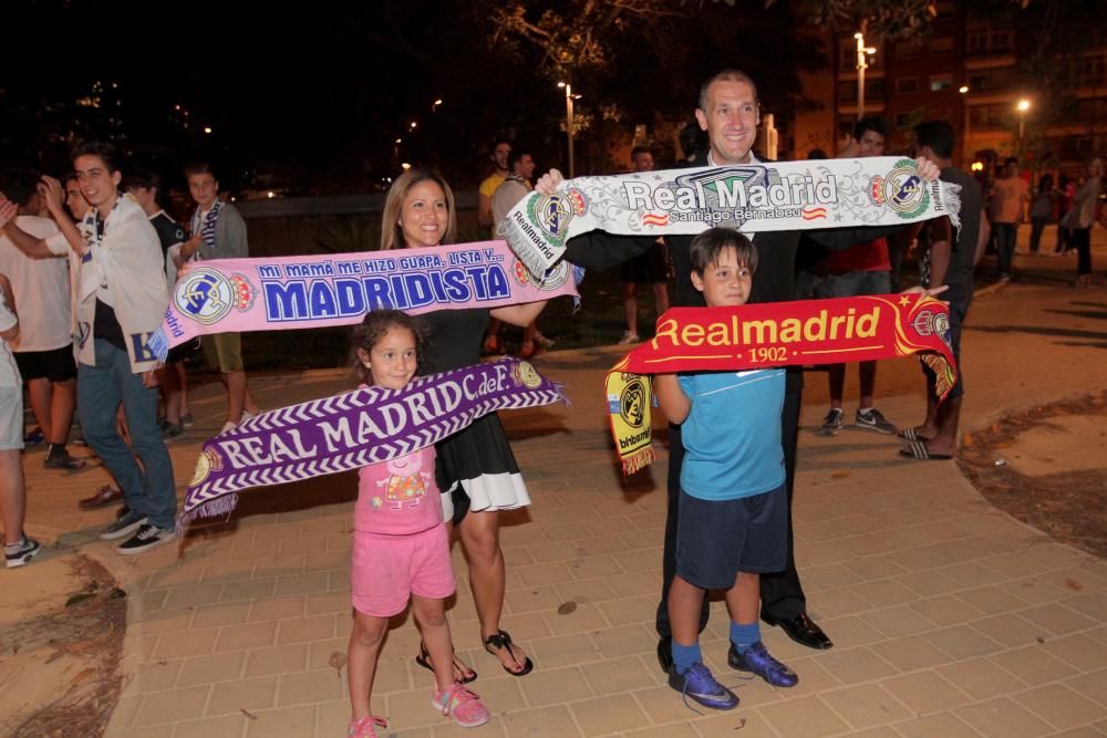 Celebración en Cartagena del triunfo del Madrid