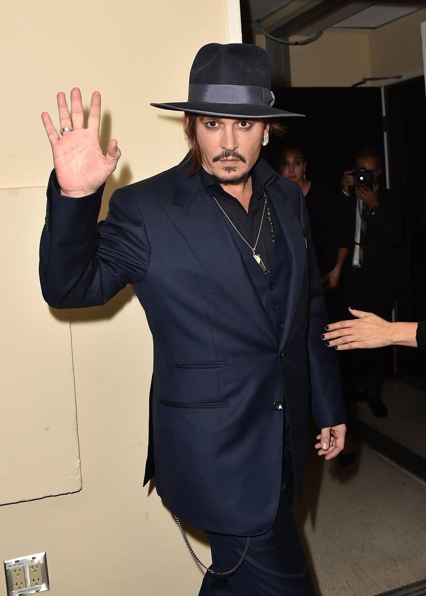 Johny Depp en los Premios de Cine de Hollywood 2015