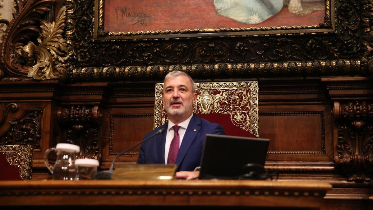 El Ayuntamiento de Barcelona ha celebrado este martes un pleno extraordinario para abrir el mandato del alcalde, Jaume Collboni.