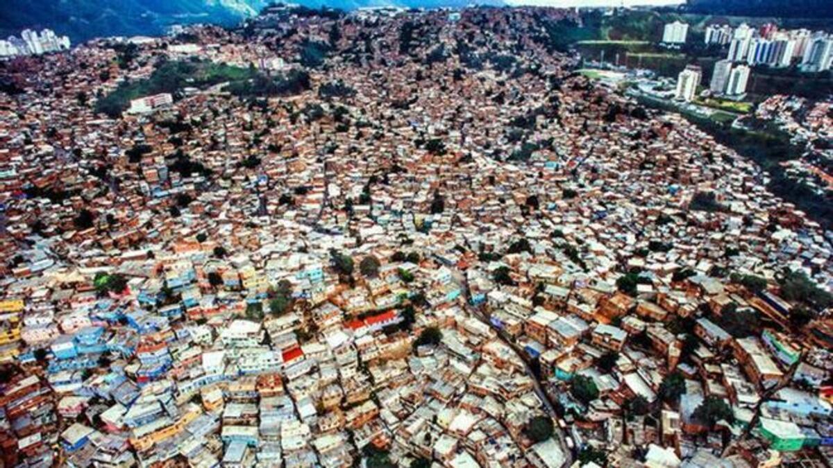 El barrio Petare, en Caracas, uno de los más peligrosos.