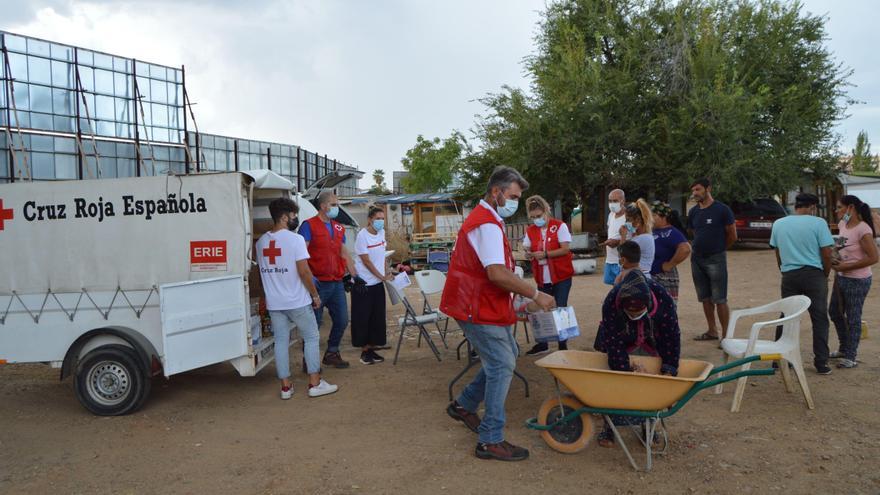 Cruz Roja atiende a casi 700 personas en asentamientos de inmigrantes en Córdoba
