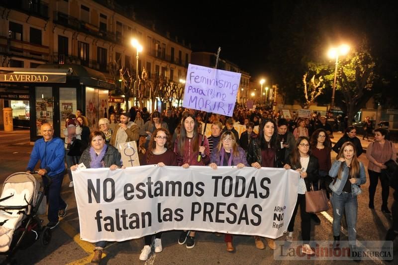 Manifestación por el Día de la Mujer en Murcia