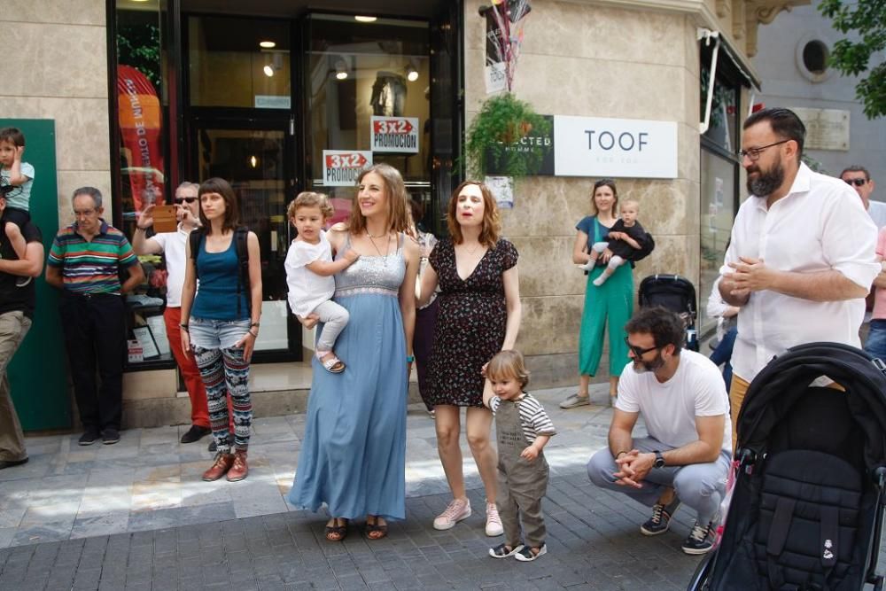 Música balcánica en el centro de Murcia