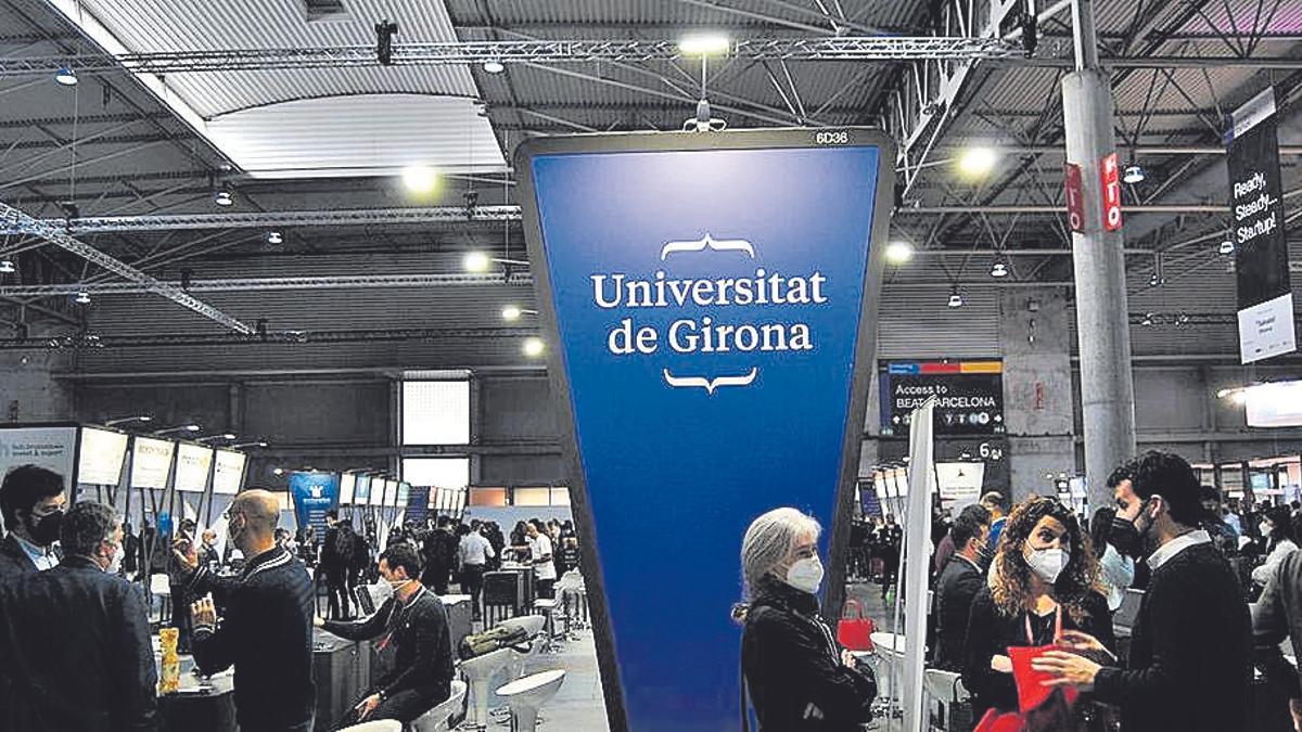 Estand de la UdG en l'última edició del 4YFN.