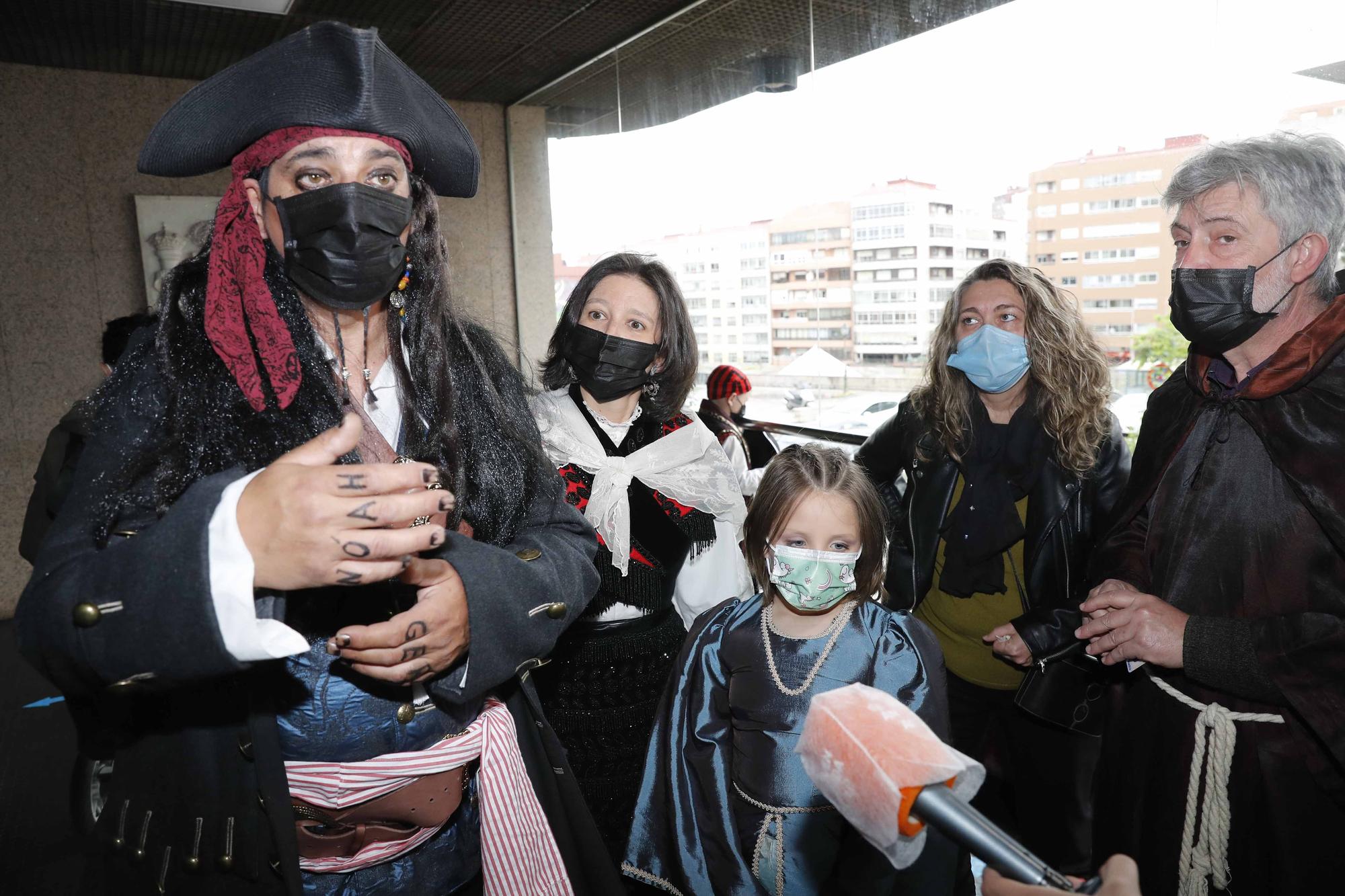 Un 'Sí quiero' muy pirata en Vigo