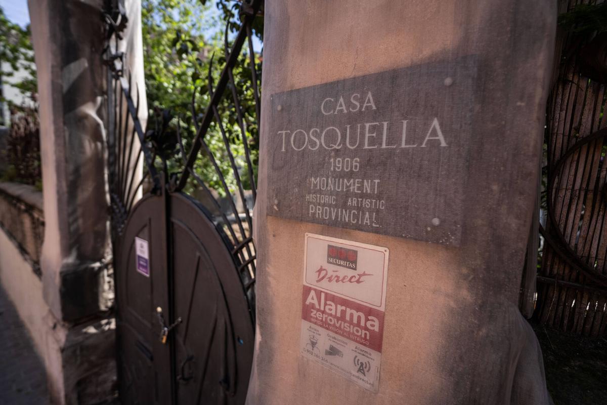 Vista de la Casa Tosquella en abril de 2026, pendiente de rehabilitar