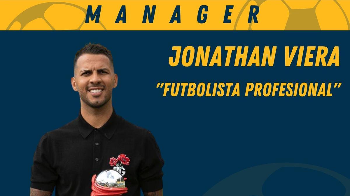 Jonathan Viera, capitán de la UD Las Palmas, y que participar como Manager en la Managers League de Canarias.