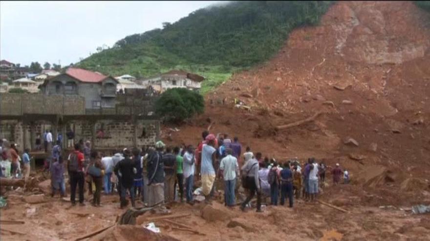 Al menos 400 muertos por las inundaciones en Sierra Leona