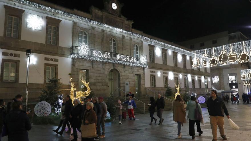 El museo MARCO, iluminado 
ayer por la noche.   | // JOSÉ LORES