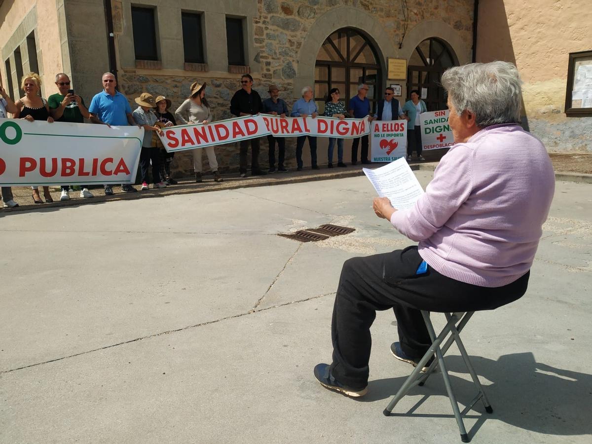 Concentración número 91 por la sanidad en Sayago