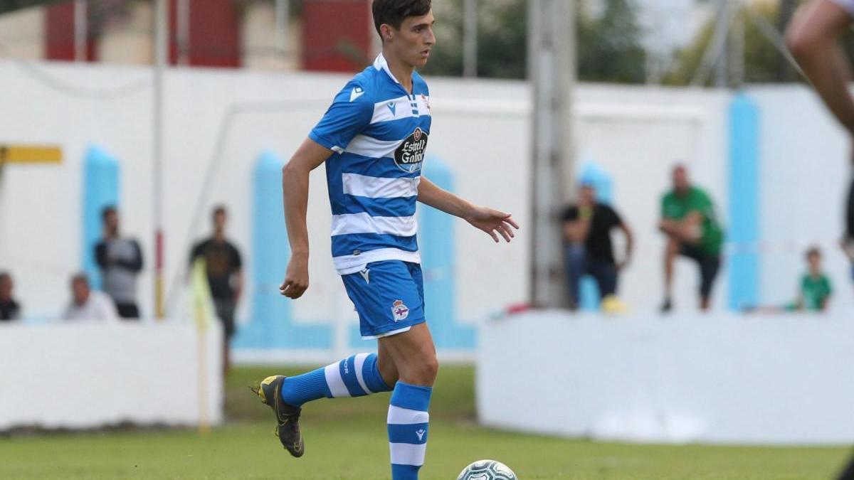 David Sánchez, con el Deportivo.