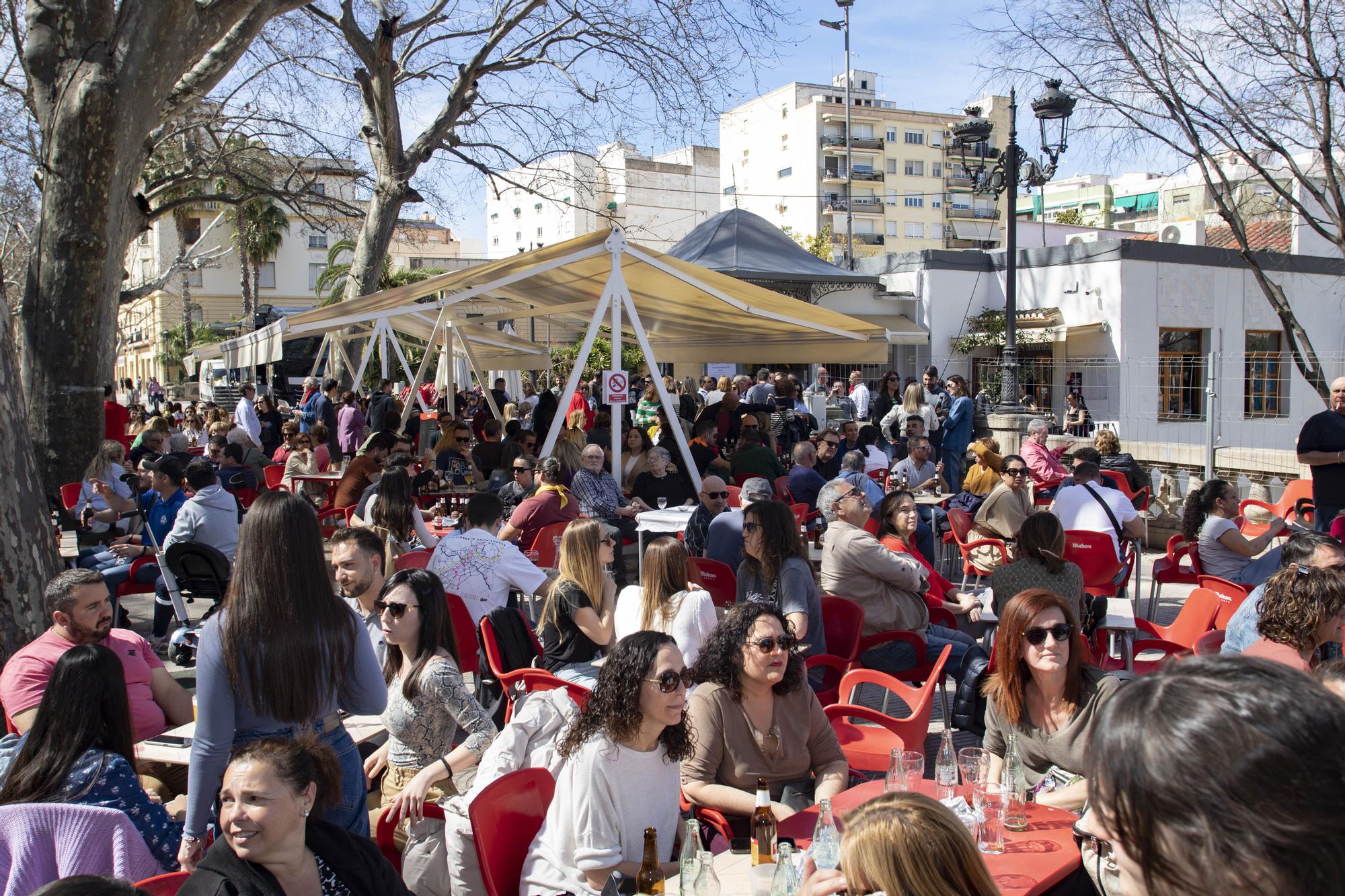 Búscate en la segunda mascletà de las Fallas 2023 en Xàtiva