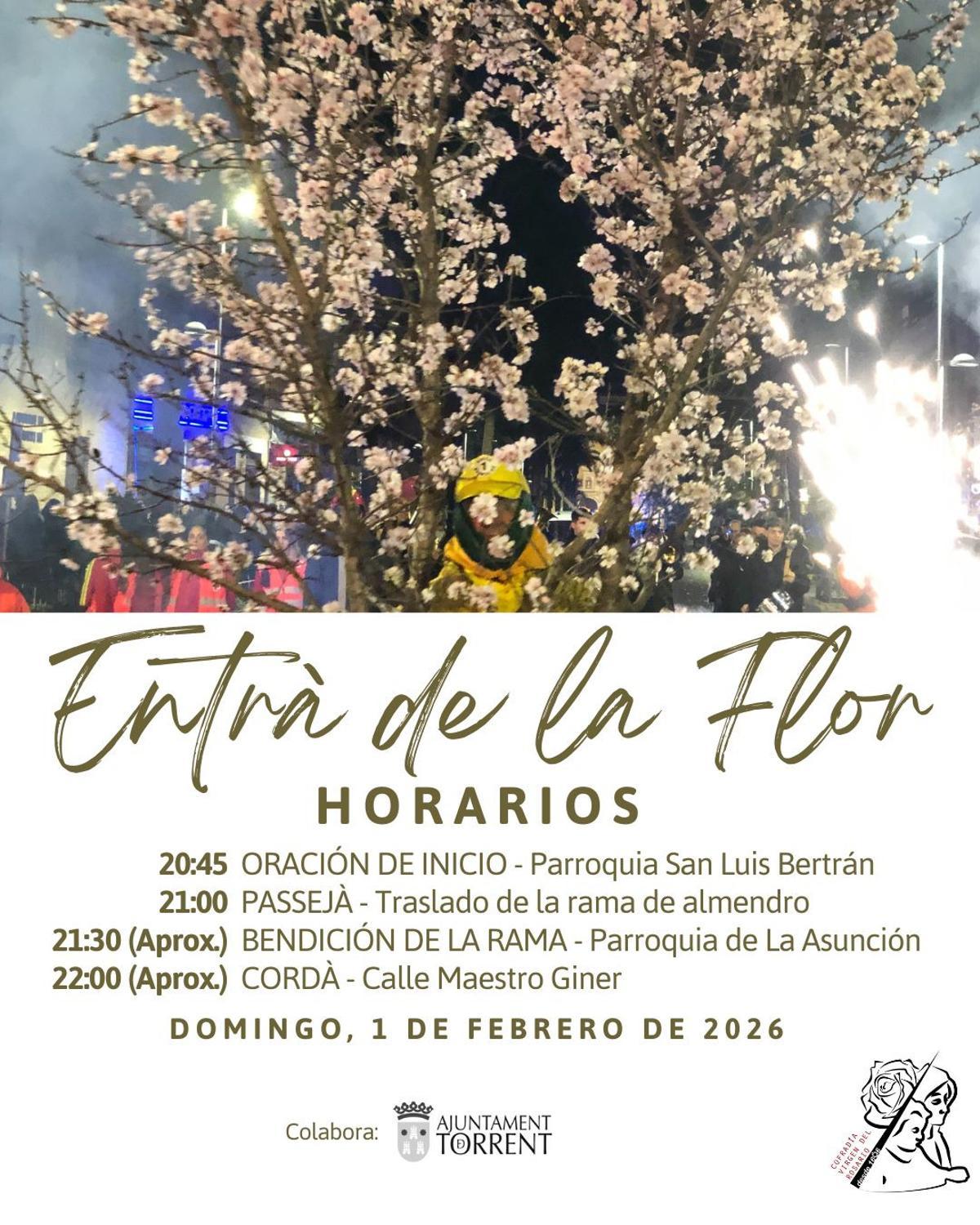 Cartel de l'Entrà de la Flor.