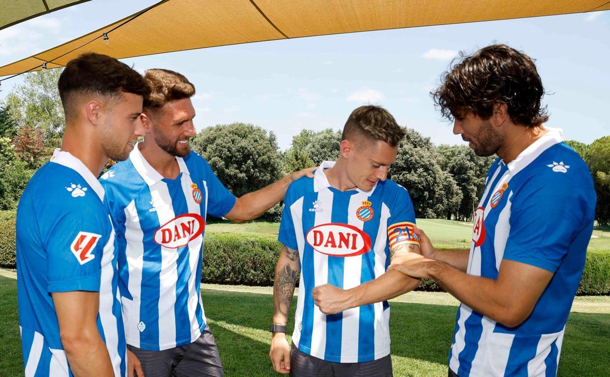 Los cuatro capitanes del Espanyol para la temporada 2024/25