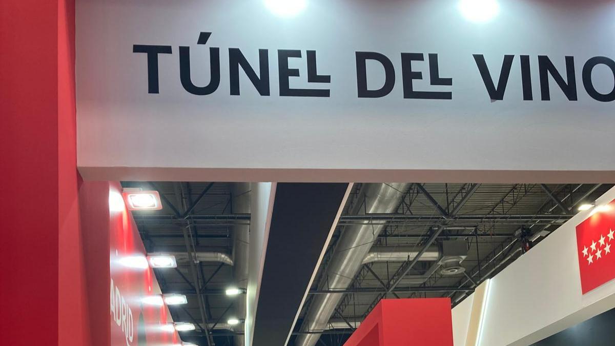 Túnel del vino de la Comunidad de Madrid en Salón Gourmets 2026.