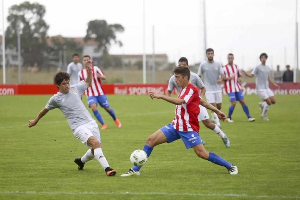 Partido de Copa Federación entre Sporting B y Oviedo B