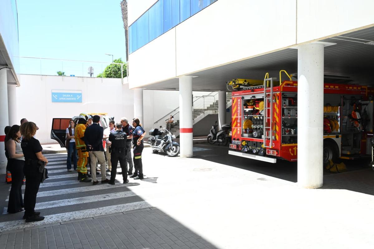 Incendio en el Hospital de Torrevieja