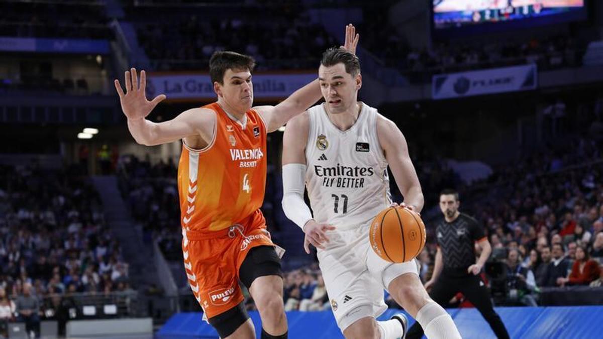 Mario Hezonja está liderando al Madrid en sus últimos partidos.