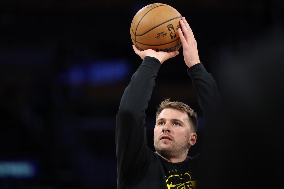 El jugador de Los Angeles Lakers Luka Doncic