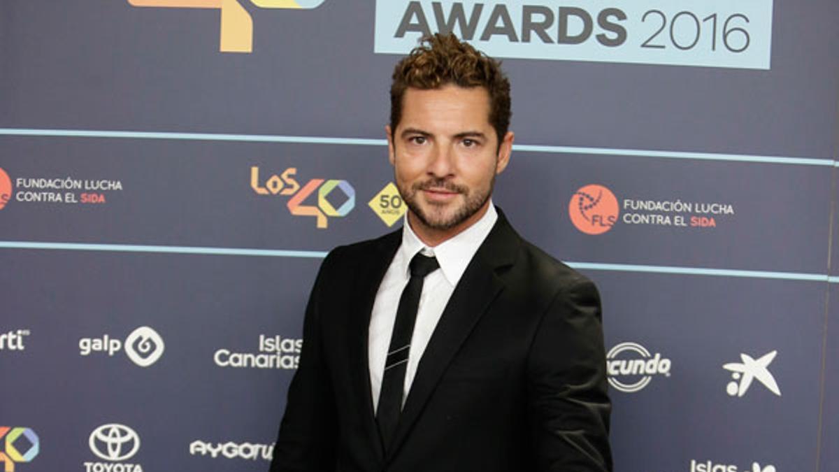 Cena nominados 40 Principales: David Bisbal