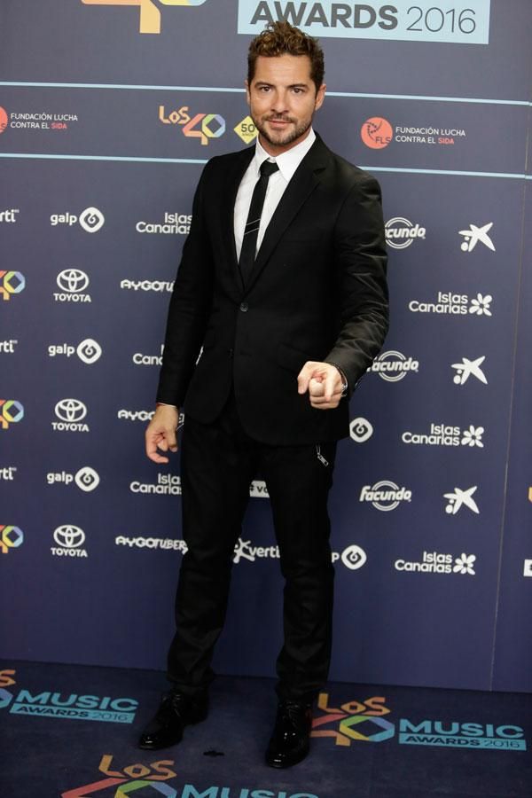 Cena nominados 40 Principales: David Bisbal