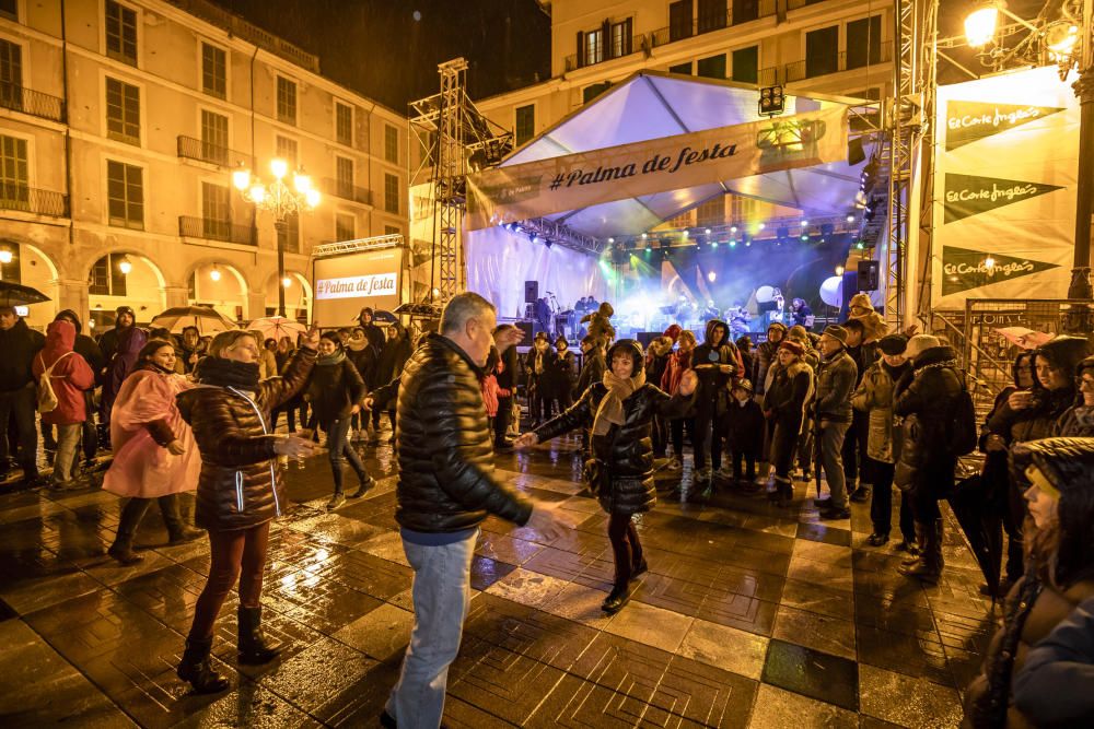 La borrasca Gloria estropea la Revetla de Sant Sebastià