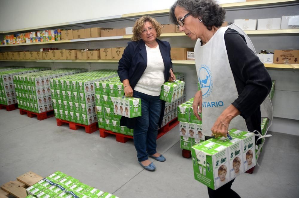 Gonzo, con el Banco de Alimentos