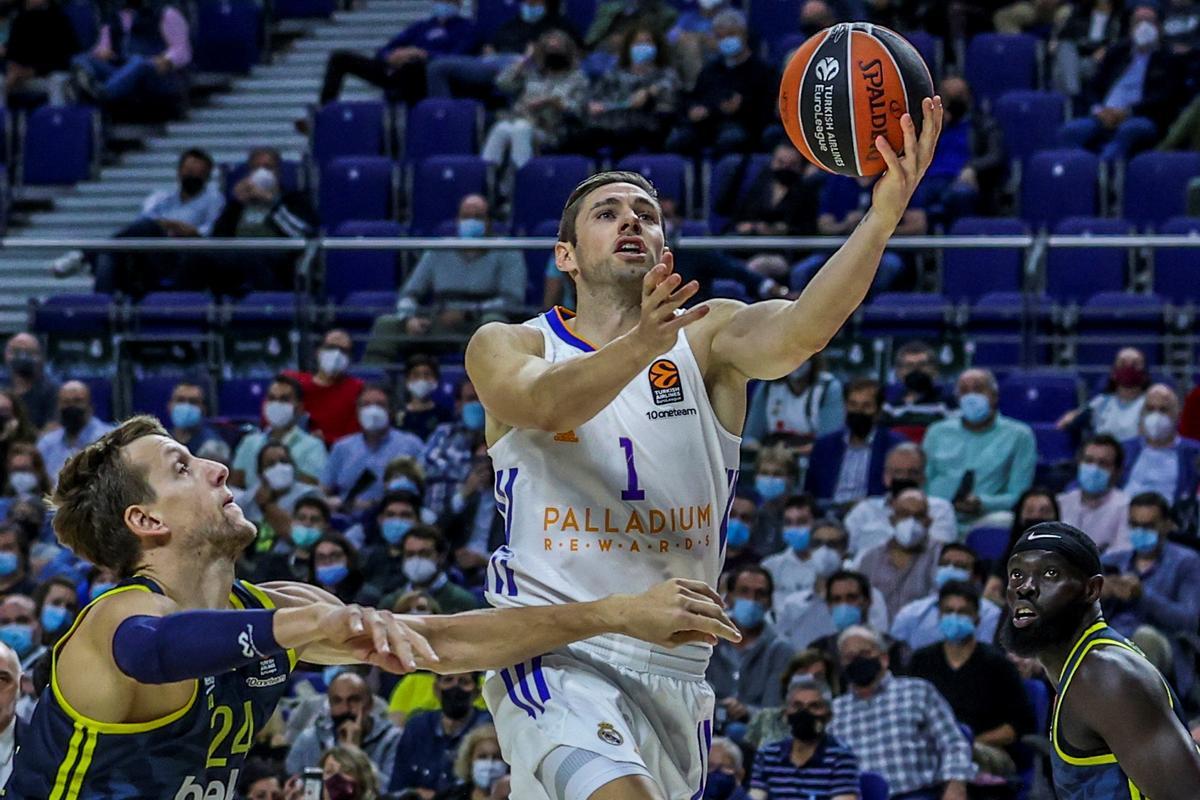 El escolta del Real Madrid Fabien Causeur.