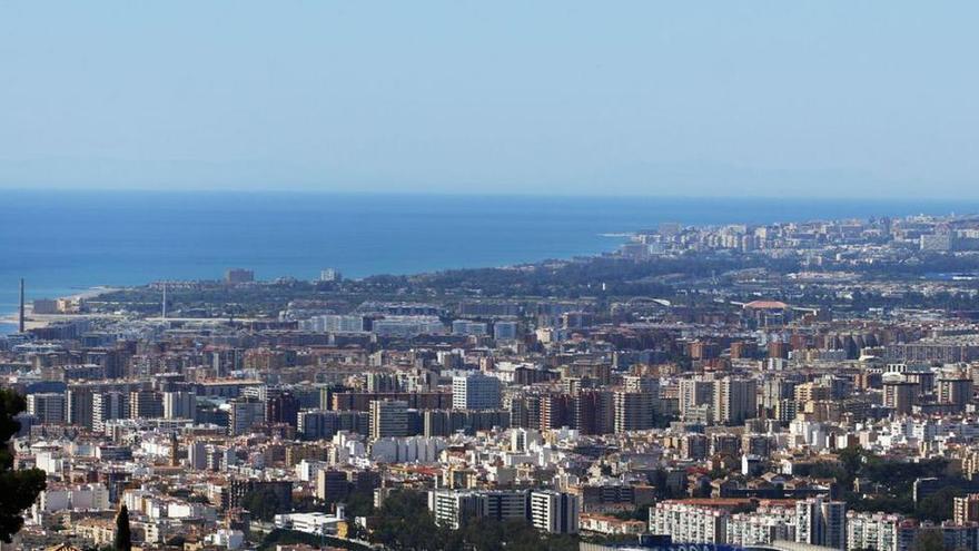 Una vista panorámica de Málaga.