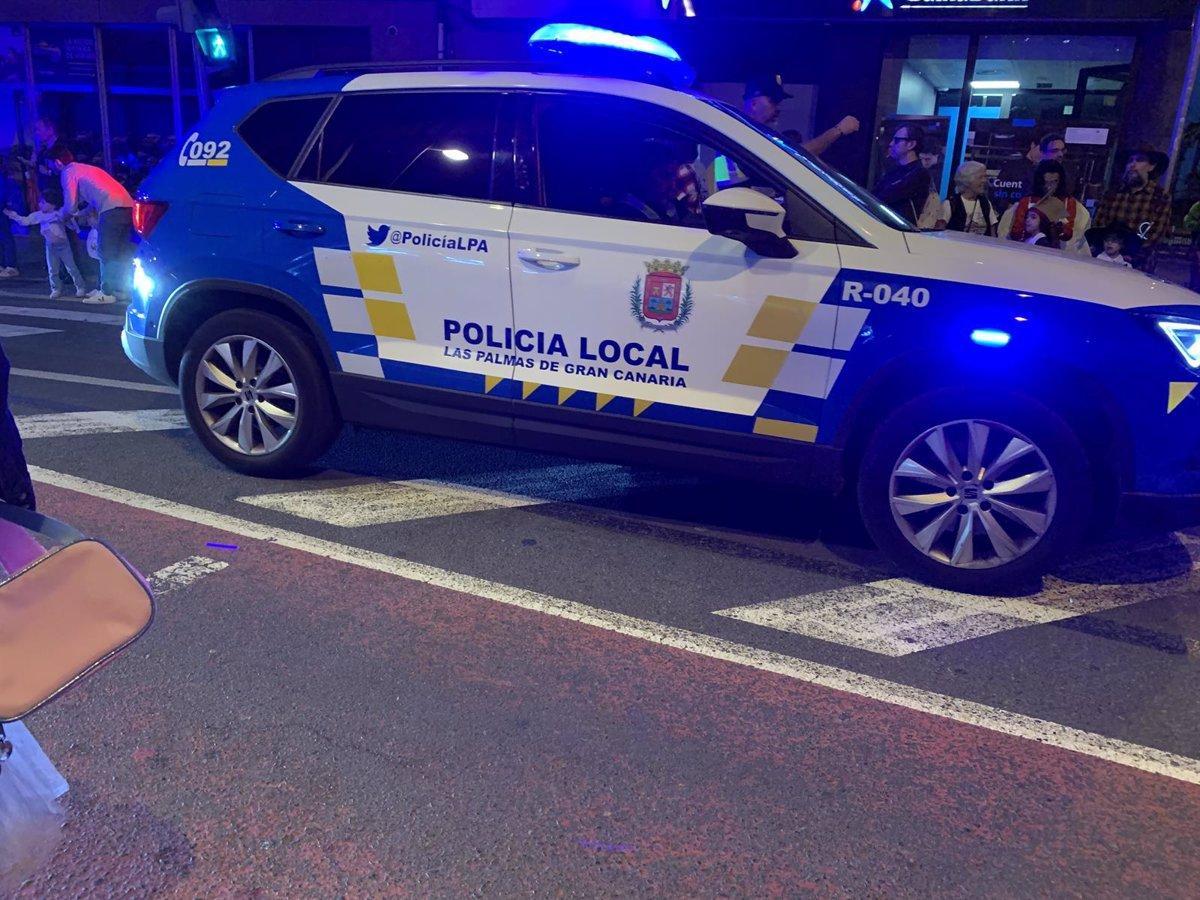 Un coche de la Policía Local de Las Palmas de Gran Canaria